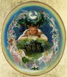 Faun und die Feen, ca. 1834