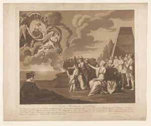 Allegorie auf die Hochzeit (wahrscheinlich) von Friedrich Wilhelm III. von Preußen mit Luise von Mecklenburg-Strelitz, 1793