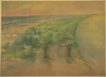 Tafel 50 A aus dem Plan von Chicago 1909: Chicago. Ansicht des vorgeschlagenen Parks an der Südküste