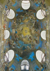 Kuppel der Hofbibliothek, heute Österreichische Nationalbibliothek