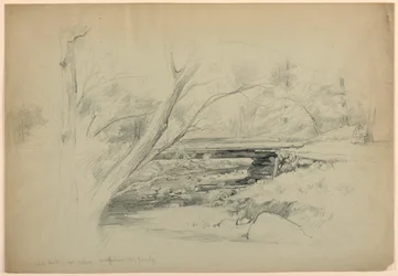 Künstlerbach, Hoit beim Skizzieren, Moskitos beißen wütend