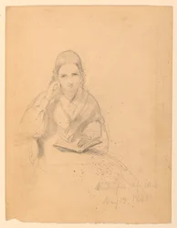 Miss Elliot sitzt