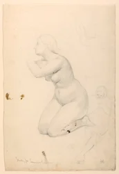 Studie für "Kommunion der Kranken", 1844–45