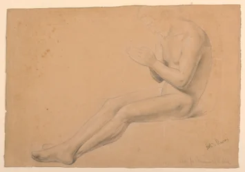 Studie für "Kommunion der Kranken", 1844–45