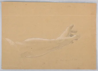 Studie für "Frühe Christia", 1839–40