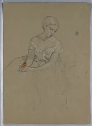 Studie für "Martha Washington Empfang"