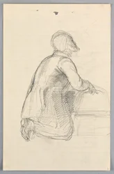 Zeichnung, Studie für "Wissenschaftliche Gruppe", 1858