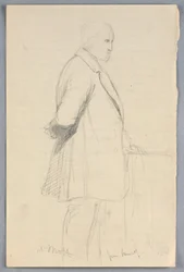 Zeichnung, Studie für "Wissenschaftliche Gruppe", 1858