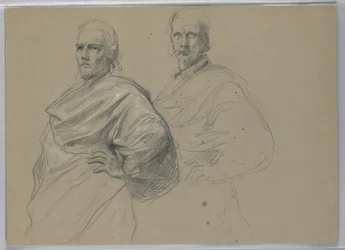 Zeichnung, Studie für "Titian zeigt, 1871–72"