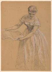 Stehende Frau, 1860
