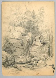 Wasserfälle des Künstlerbachs, North Conway, New Hampshire