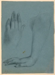 Hand und Arm der Barmherzigkeit, Studie für "Mercy