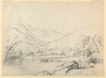 Mount Washington vom Ellis River, Blick nach Norden