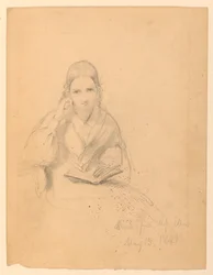 Porträtstudie von Miss Elliott