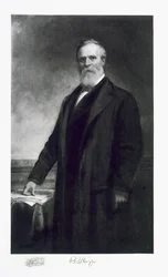 Rutherford B. Hayes, 19. Präsident der Vereinigten Staaten von Amerika, veröffentlicht 1901