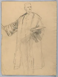 Studie für "Titian Showing"