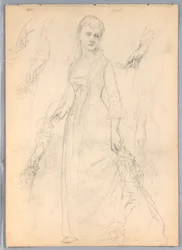 Studie für "Titian Showing"
