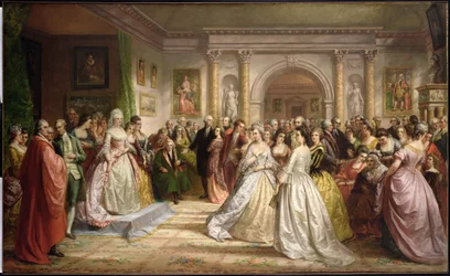 Der republikanische Hof (Lady Washingtons Empfang) 1861