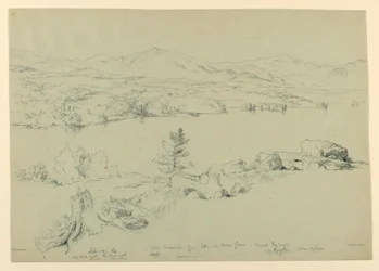 Weiße Berge vom Süden
