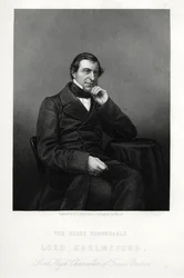 Frederic Thesiger, 1. Baron Chelmsford, englischer Jurist und Politiker, ca. 1880
