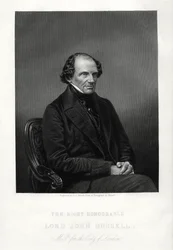 Der Rechte Ehrenwerte John Russell, 1. Earl Russell, britischer liberaler Staatsmann, um 1880
