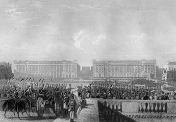 Der Einzug der Alliierten in Paris, 1815, ca. 1857