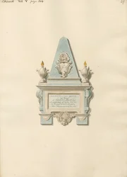 Denkmal für Edward Crisp aus der Kirche von Chiswick