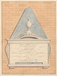 Gedenkstätte für Henry Flitcroft aus der Kirche von Teddington