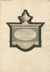 Gedenkstätte für Martha, Philip und George Joseph Cocks aus der Kirche von Acton