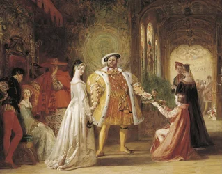 Erste Begegnung Heinrichs VIII. mit Anne Boleyn, 1835