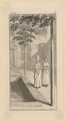 Alexander beobachtet Tine aus dem Fenster