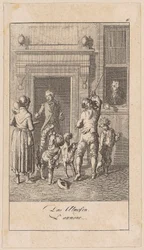 Almosen, Blatt 6 der Folge „Aufrichtigkeit und Heuchelei“
