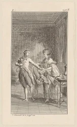 Beatrice schenkt dem Squire den kleinen Cäsar