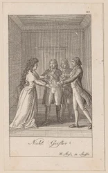 Blatt 10 zu Aug. von Kotzebues „Die Indianer in England“