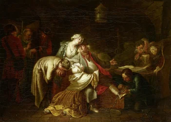 Der Abschied des Jean Calas von seiner Familie