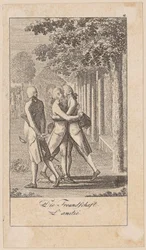 Freundschaft, Blatt 2 der Folge „Aufrichtigkeit und Heuchelei“