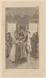 Heirat mit Miss Melmoth, Blatt 6 aus "Leben Bemerkungen und Meinungen Johann Bunkels"