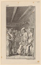 Lienhard und Gertrud in Rudis Wohnung
