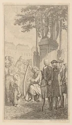 Minnesänger, Blatt 1 aus der ersten Ausgabe der "Gedichte von Gottfried August Bürger"