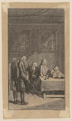 Sebaldus vor dem Consistorium