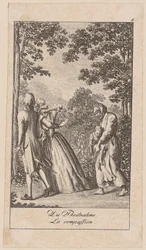 Teilnahme, Blatt 4 der Folge "Aufrichtigkeit und Heuchelei"