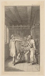 Titelkupfer zu O. Goldsmiths "Vicar of Wakefield"