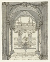 Platz vor einem Renaissancepalast