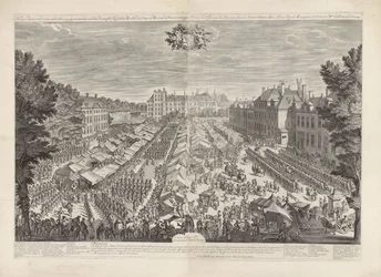 Haager Kirmes mit dem Prinzen und der Prinzessin von Oranien, 1686