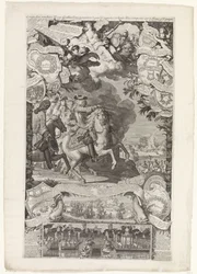 Sieg der Alliierten über die Franzosen und Spanier, 1702