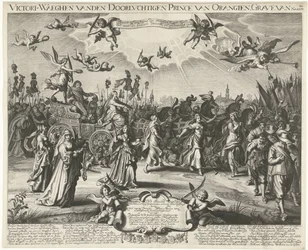 Allegorischer triumphaler Einzug von Friedrich Heinrich, 1629