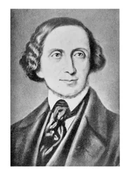 Porträt von Hans Christian Andersen (1805-75)
