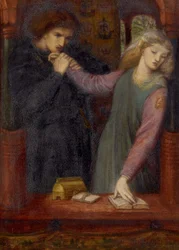 Hamlet und Ophelia, 1866