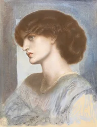 Porträt von Jane Morris