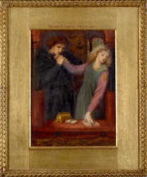 Hamlet und Ophelia, 1866